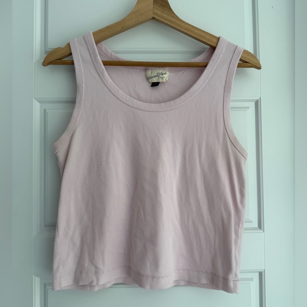 Light Pink Cropped Tank